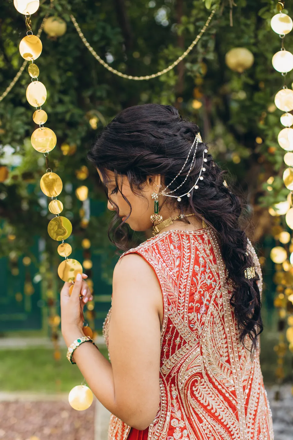 Sara at the mehndi.