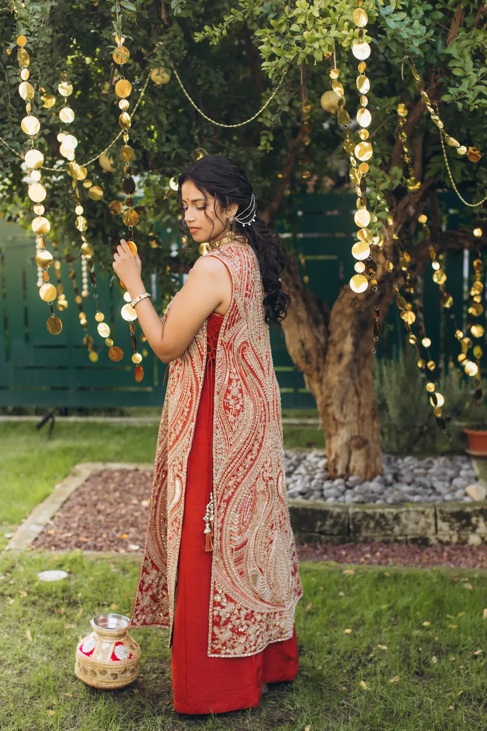 Sara and Leo at the mehndi.